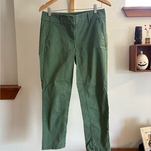 Green ankle pants